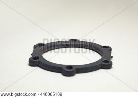 Fuel Pump Gasket, Plastic, Black One. Diaphragm Gasket From Middle Of Housing