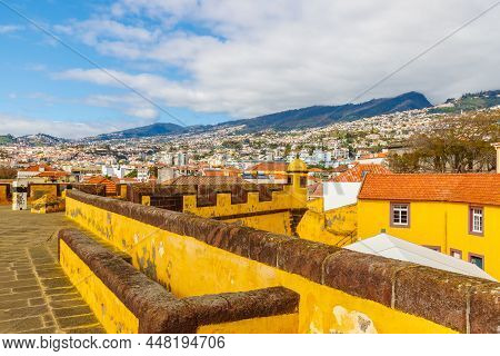 Sao Tiago Fortified Castle  In Funchal, Madeira, Portugal