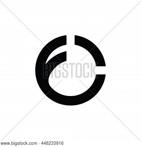 Fc Or Cf Initial Letter Logo Design Vector.