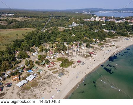 Amazing Aerial View Of South Beach Of Town Of Kiten, Burgas Region, Bulgaria