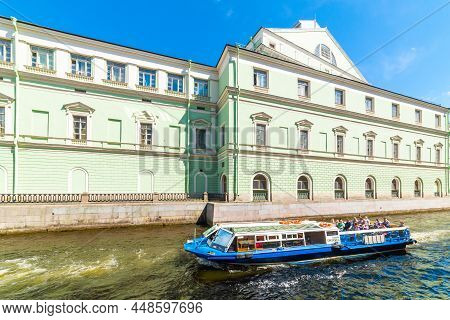 Saint Petersburg, Russia - June 09, 2021: The Mariinsky Opera And Ballet Theater.