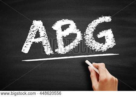 Abg Arterial Blood Gas - Test Measures The Acidity And The Levels Of Oxygen And Carbon Dioxide In Th