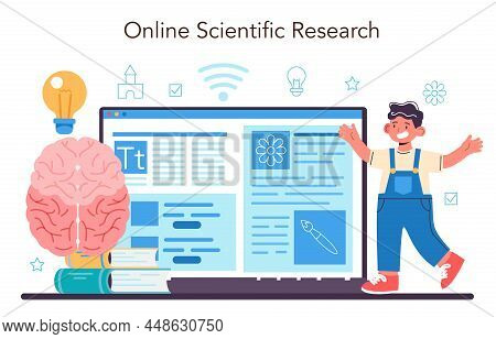 Defectologist Online Service Or Platform. Psychologist Or Educator