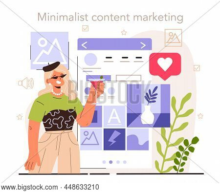 Minimalist Content Marketing. Content Strategy Development. Social Media