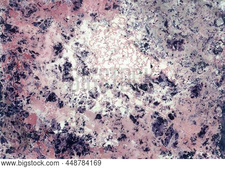 Abstract Purple, Violet, Pink And White Color Background. Marble Texture Like A Stone. Liquid Acryli