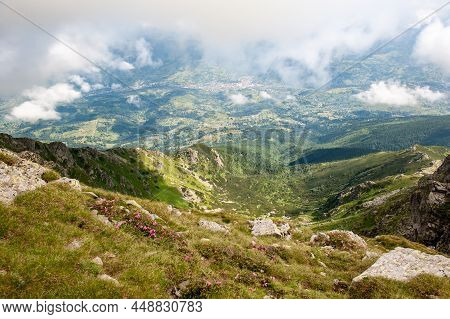 Mountain Ridge Slopes Of Rodna Mountains National Park Multiday Hike, Muntii Rodnei National Park, R