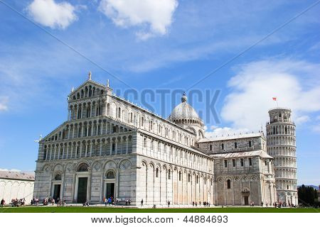 Místo zázraků a šikmá věž, Pisa, Itálie