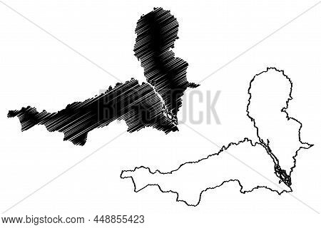 Novo Airao Municipality (amazonas State, Municipalities Of Brazil, Federative Republic Of Brazil) Ma