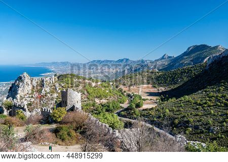 Saint Hilarion Castle And Surroundings, Kyrenia, Cyprus