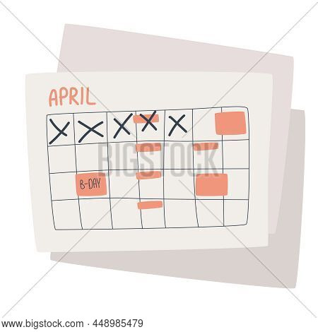 Plan Your Schedule On The Calendar With The App. Set Tasks, Reminder And Note In Business Planner. F