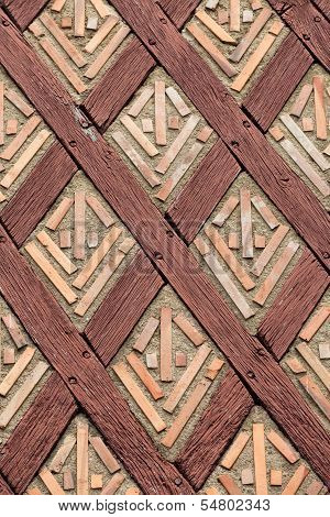 Half-timbered house in Tours Loire Valley France