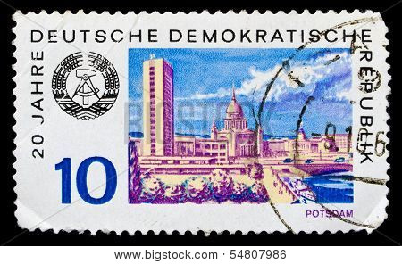 Gdr Stamp Potstdam