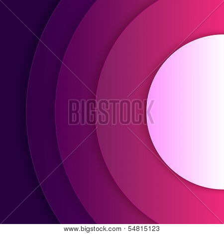 Abstract purple and violet round shapes background