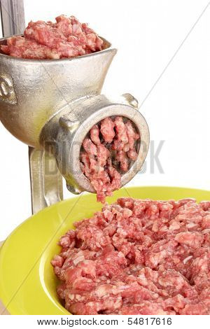 Mincer at work
