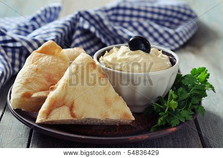 Bowl Of Fresh Hummus