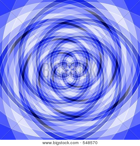 Vertigo blå geometriske