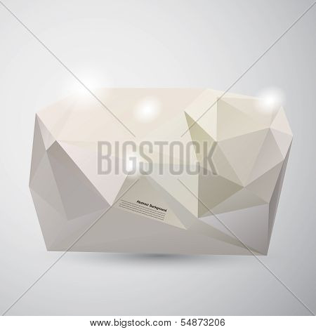 Vector abstract background. Polygonal pattern