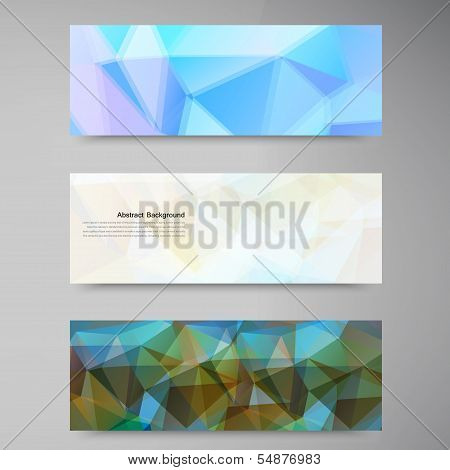 Vector abstract background. Polygonal pattern