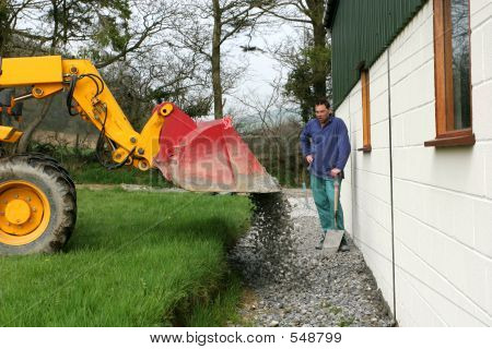 Dumping grus