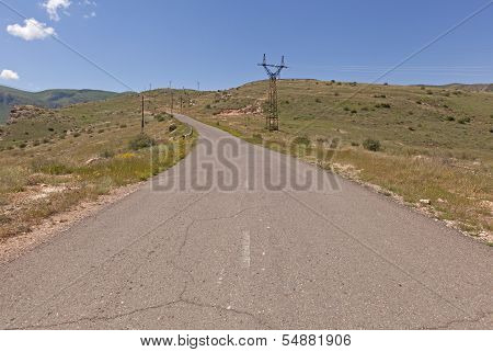 Asphalt Road in Armenia