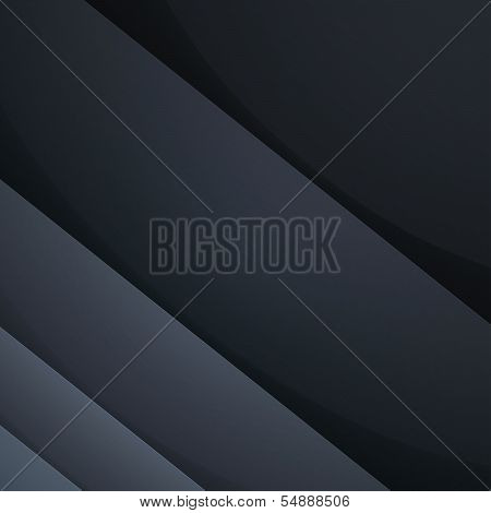 Abstract dark gray paper rectangle shapes