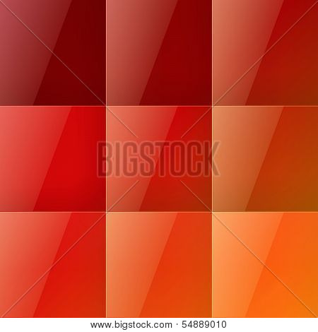 Red squares abstract background