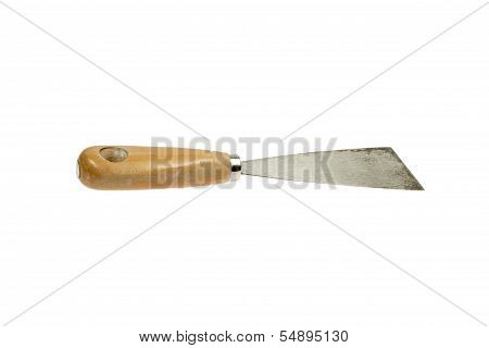 Spattle Isolated On White Background