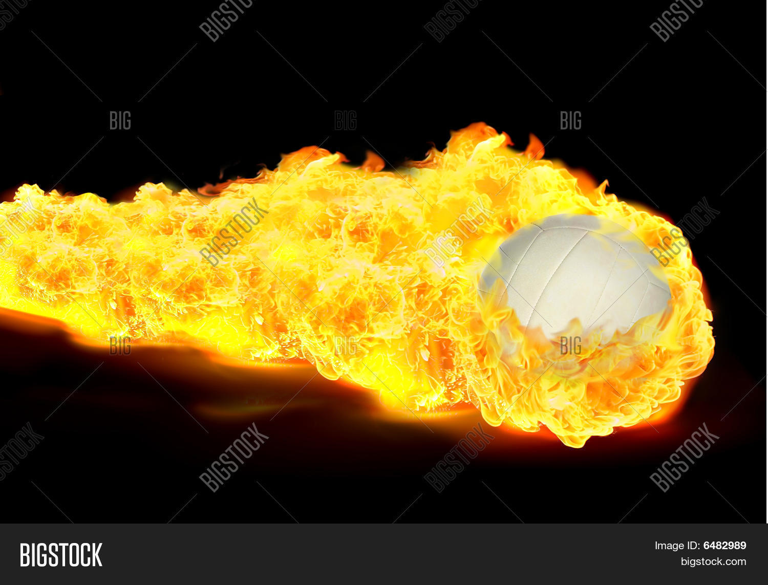 Volleyball Fire Image & Photo (Free Trial) Bigstock