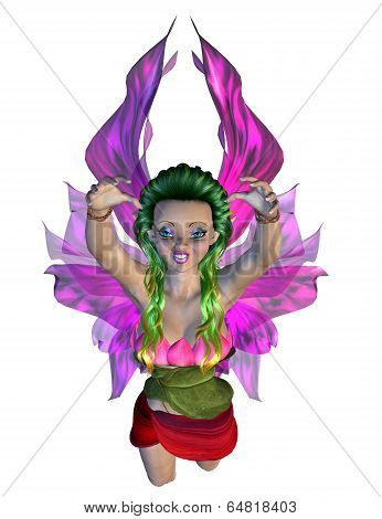 3D Floral Fairy