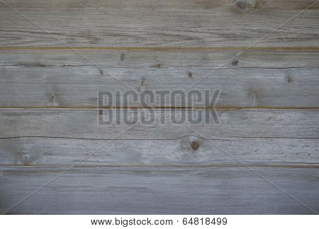 Weathered, worn, grayed cedar siding