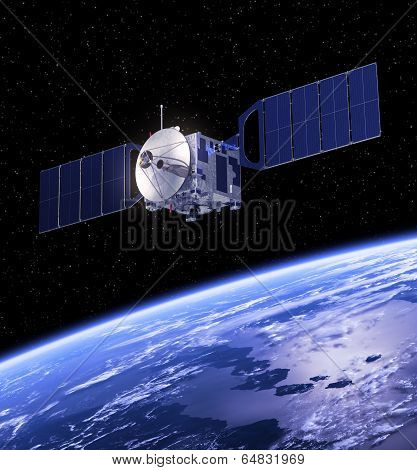 Satellite Orbiting Earth