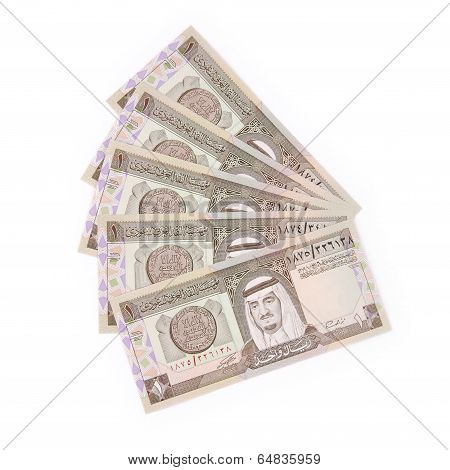 1 Riyal Banknote From Saudi Arabia