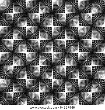 Design Seamless Square Trellised Pattern