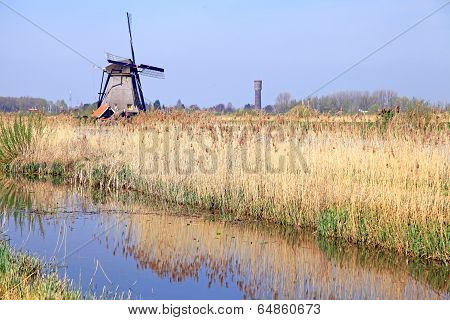 Windmills At Kinderdijk, Netherlands