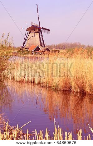 Windmills At Kinderdijk, Netherlands