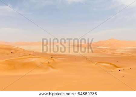 Sand Dunes In Oman Desert (oman)