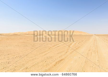 Dirt Road In Oman Desert (oman)
