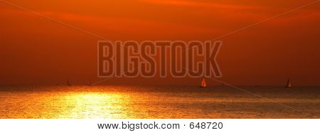 Sailing On Open Water
