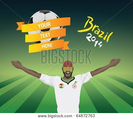 Ghana football fan 