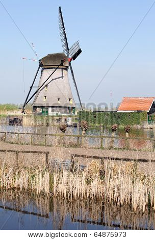 Windmills At Kinderdijk, Netherlands