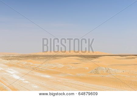Dirt Road In Oman Desert (oman)