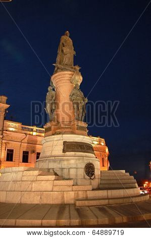 The Monument Of The Catherine Ii The Great