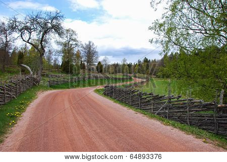 Old Fashioned Landscape.