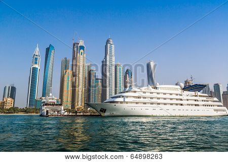 Dubai Marina Cityscape, Uae