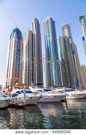 Dubai Marina Cityscape, Uae