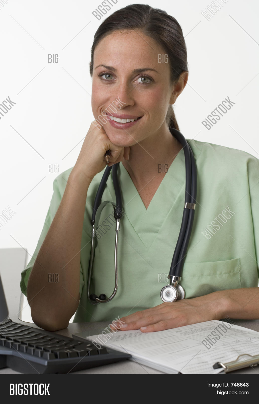 Nurse Scrubs Image & Photo (Free Trial) | Bigstock