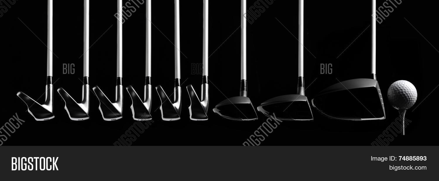Set Golf Clubs Golf Image & Photo (Free Trial) Bigstock