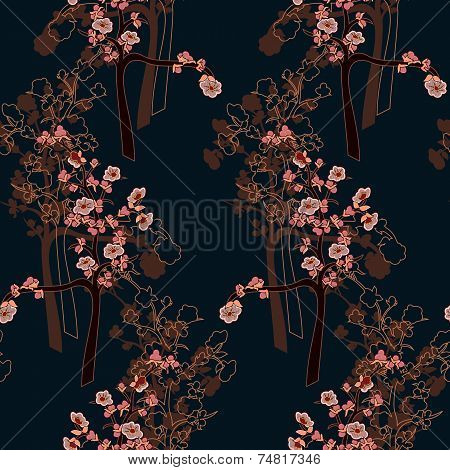 Blossoming Cherry Tree.