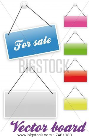 Board in several colors with claim For sale