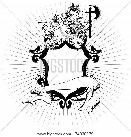gryphon tattoo tshirt coat of arms4